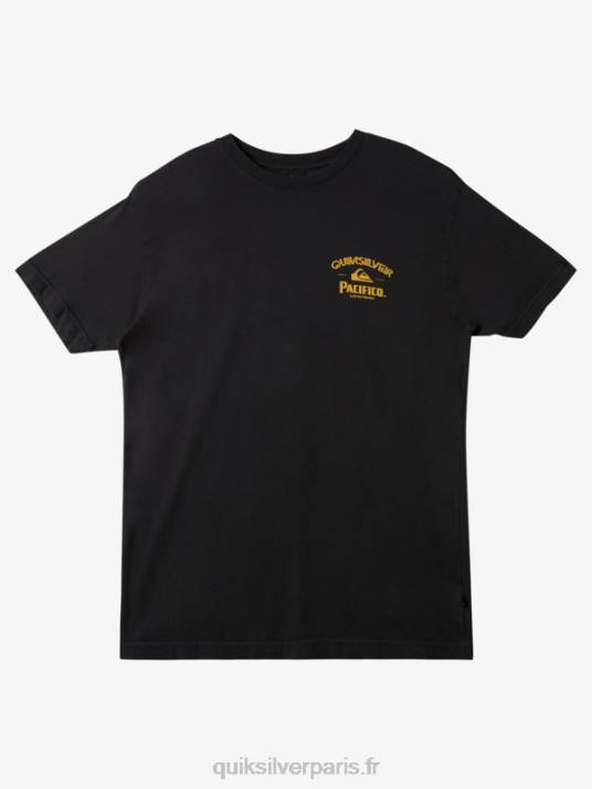 Hommes Quiksilver x Pacifico t-shirt straight shooter D6PT8 macadam