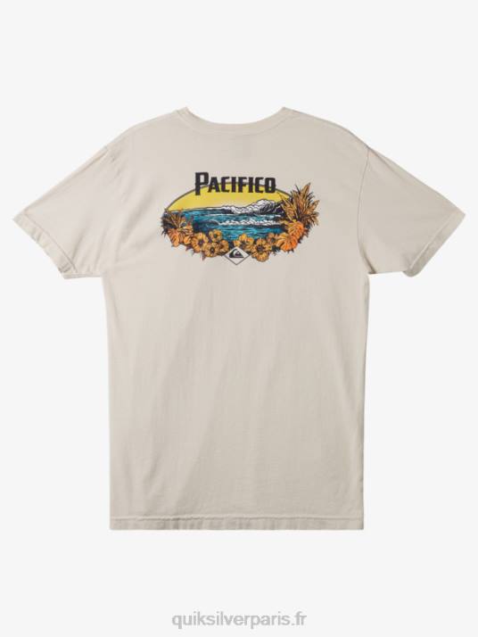 Hommes Quiksilver x Pacifico t-shirt vibes scéniques D6PT9 calcul