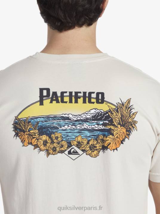 Hommes Quiksilver x Pacifico t-shirt vibes scéniques D6PT9 calcul