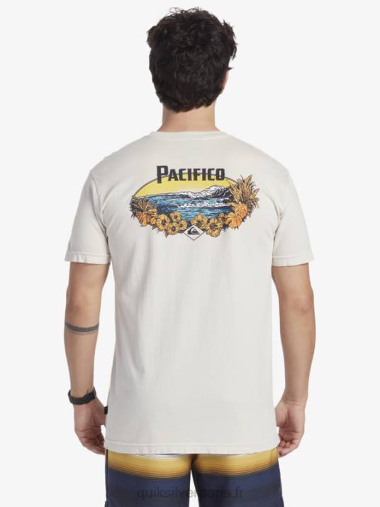 Hommes Quiksilver x Pacifico t-shirt vibes scéniques D6PT9 calcul
