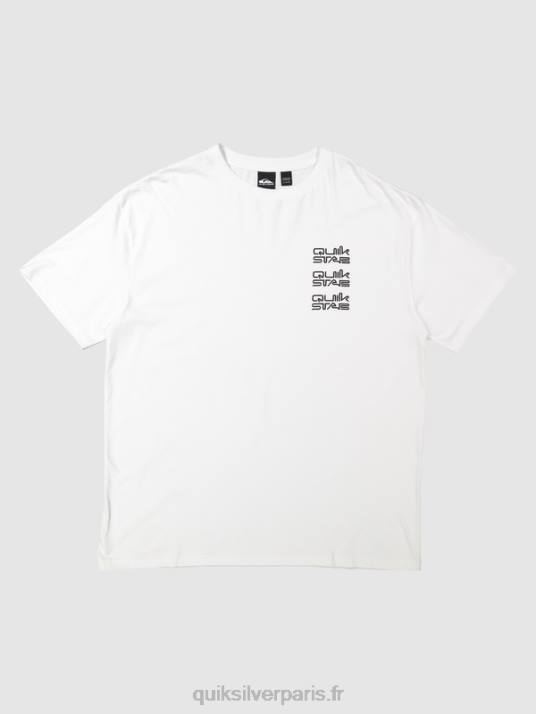 Hommes Quiksilver x Stab T-shirt D6PT1668 blanc