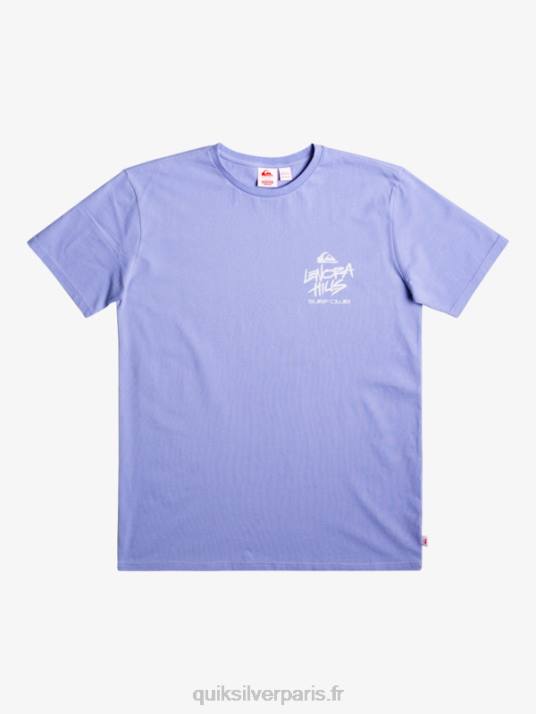 Hommes Quiksilver x Stranger t-shirt choses lenora D6PT1838 jacaranda