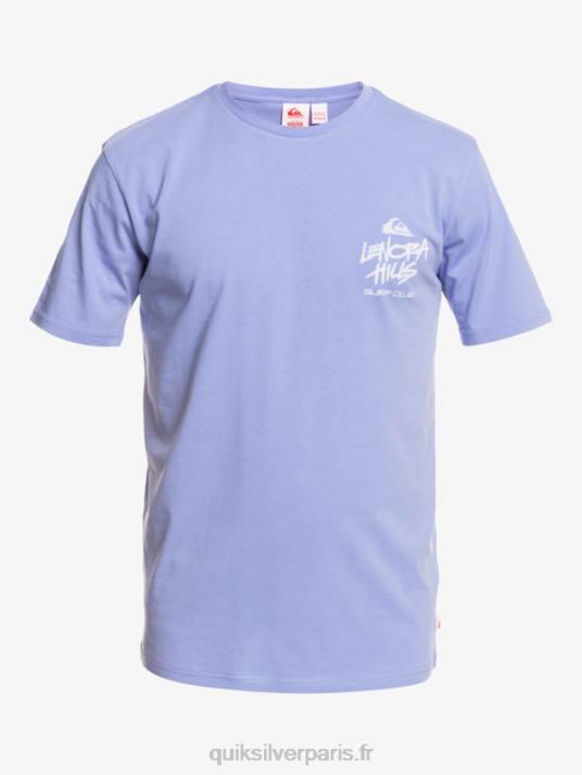Hommes Quiksilver x Stranger t-shirt choses lenora D6PT1838 jacaranda