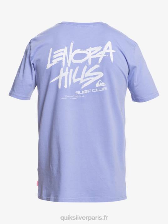Hommes Quiksilver x Stranger t-shirt choses lenora D6PT1838 jacaranda