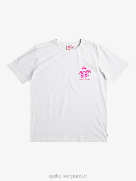 Hommes Quiksilver x Stranger t-shirt choses lenora D6PT1839 blanc
