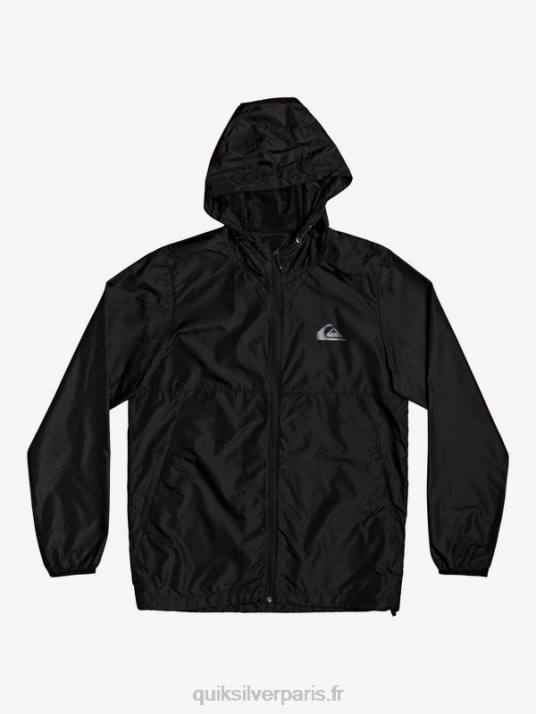 Hommes Quiksilver veste coupe-vent de tous les jours D6PT1012 noir