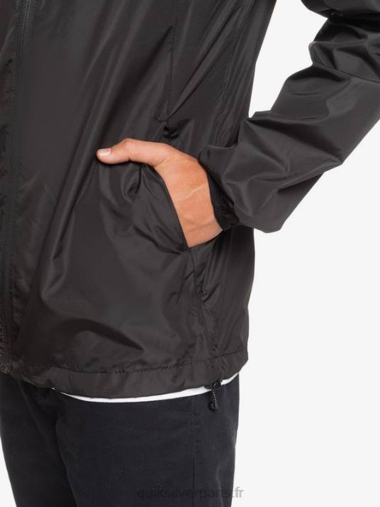 Hommes Quiksilver veste coupe-vent de tous les jours D6PT1012 noir