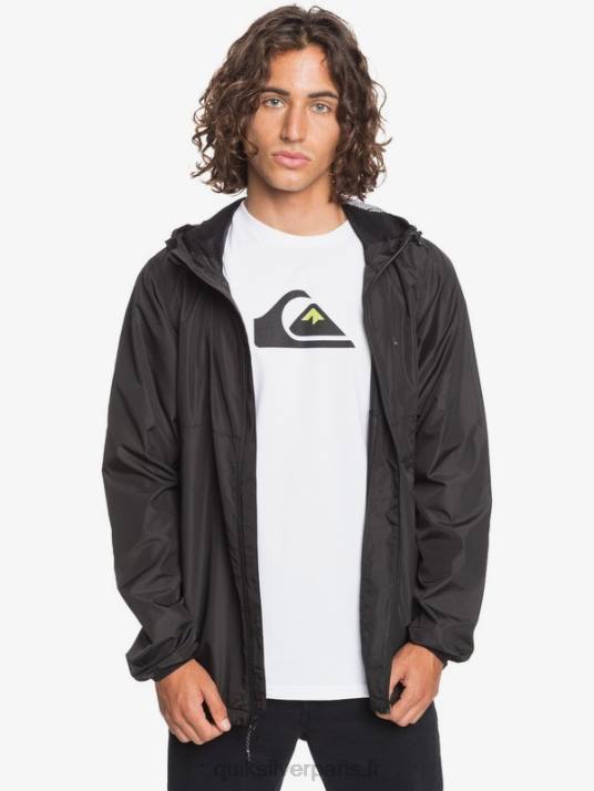 Hommes Quiksilver veste coupe-vent de tous les jours D6PT1012 noir