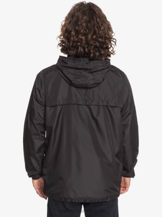 Hommes Quiksilver veste coupe-vent de tous les jours D6PT1012 noir