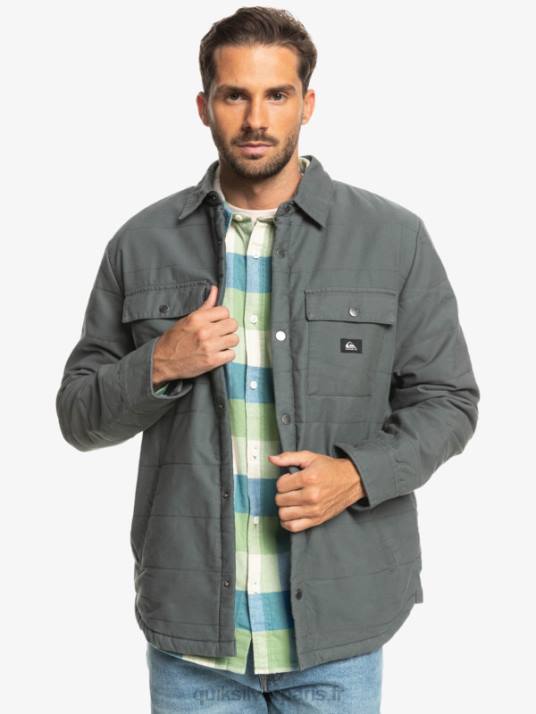 Hommes Quiksilver veste de corvée en toile downrail D6PT1566 porte de fer
