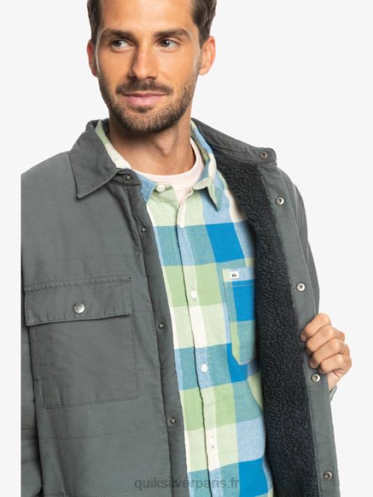 Hommes Quiksilver veste de corvée en toile downrail D6PT1566 porte de fer