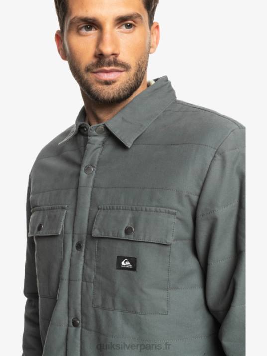 Hommes Quiksilver veste de corvée en toile downrail D6PT1566 porte de fer