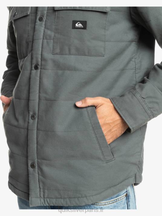 Hommes Quiksilver veste de corvée en toile downrail D6PT1566 porte de fer