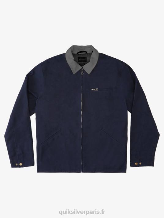 Hommes Quiksilver veste de travail waterman wave corvée D6PT1177 gris odyssée