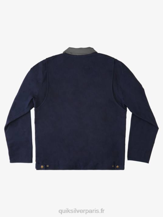 Hommes Quiksilver veste de travail waterman wave corvée D6PT1177 gris odyssée