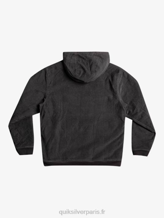 Hommes Quiksilver veste en velours côtelé à trois bandes D6PT1558 macadam